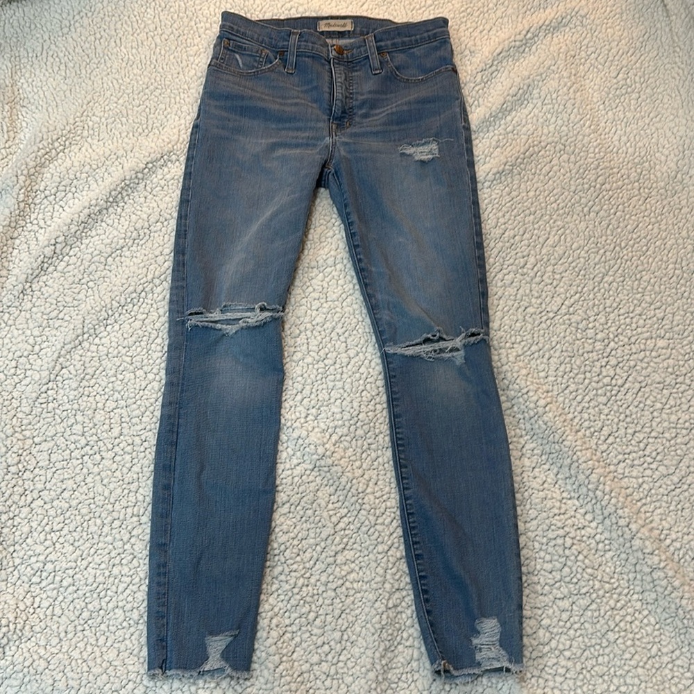 Madewell 9” High Rise Skinny Jeans Size 28